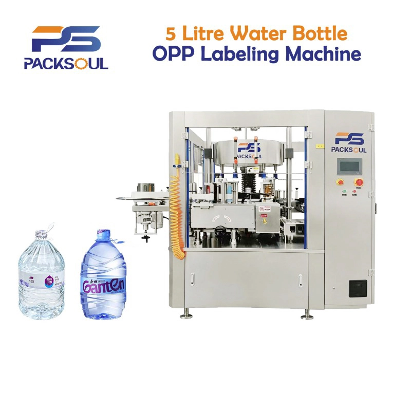 Etichettatrice OPP per bottiglie d'acqua da 5 litri
